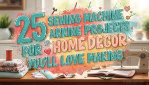25 Sewing Machine Projects for Home Decor You'll Love Making 2 sewing machine projects for home decor