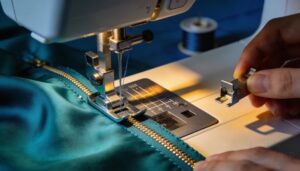 sewing the seam below the zipper sewing the seam below the zipper