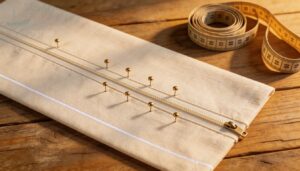 sewing the second side and aligning seam lines sewing the second side and aligning seam lines