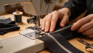 sewing with a zipper foot sewing with a zipper foot