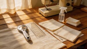 step 1 – prewash and cut the pocket pieces step 1 – prewash and cut the pocket pieces