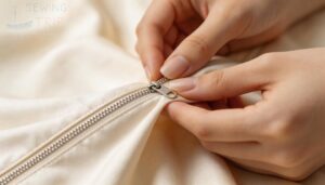 step 2: gently free any trapped fabric step 2: gently free any trapped fabric