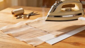 step 3 – apply fusible interfacing to lightweight fabric step 3 – apply fusible interfacing to lightweight fabric