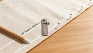 step 3 – mark the invisible zipper position step 3 – mark the invisible zipper position