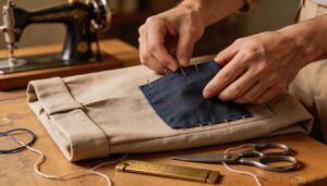 step 4 – attach and secure the pocket bag step 4 – attach and secure the pocket bag