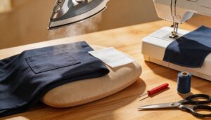 step 5 – reinforce, finish, and press the seams step 5 – reinforce, finish, and press the seams