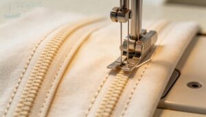 step 6 – sew the second edge of the zipper step 6 – sew the second edge of the zipper