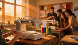 teaching threading, bobbin winding, and tension teaching threading, bobbin winding, and tension