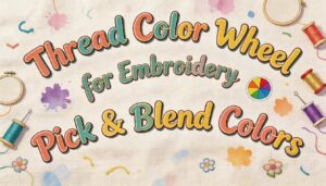Thread Color Wheel for Embroidery: Pick & Blend Colors 26 thread color wheel for embroidery