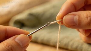 threading and inserting needle threading and inserting needle