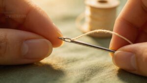 threading the needle eye threading the needle eye