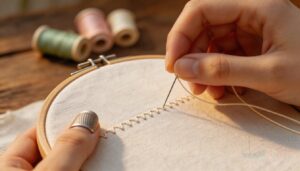 tips for even, secure hand stitching tips for even, secure hand stitching