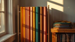 try vertical magazine racks or mini-bolt boards for yardage try vertical magazine racks or mini-bolt boards for yardage