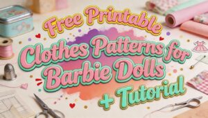 tutorialsfree printable clothes patterns for barbie dolls tutorialsfree printable clothes patterns for barbie dolls