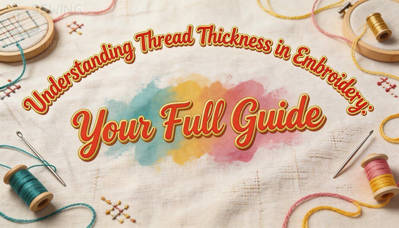 understanding thread thickness embroidery