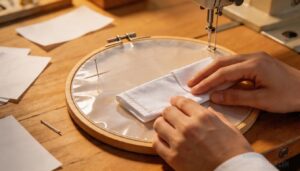 using sticky stabilizer for hard-to-hoop items using sticky stabilizer for hard-to-hoop items