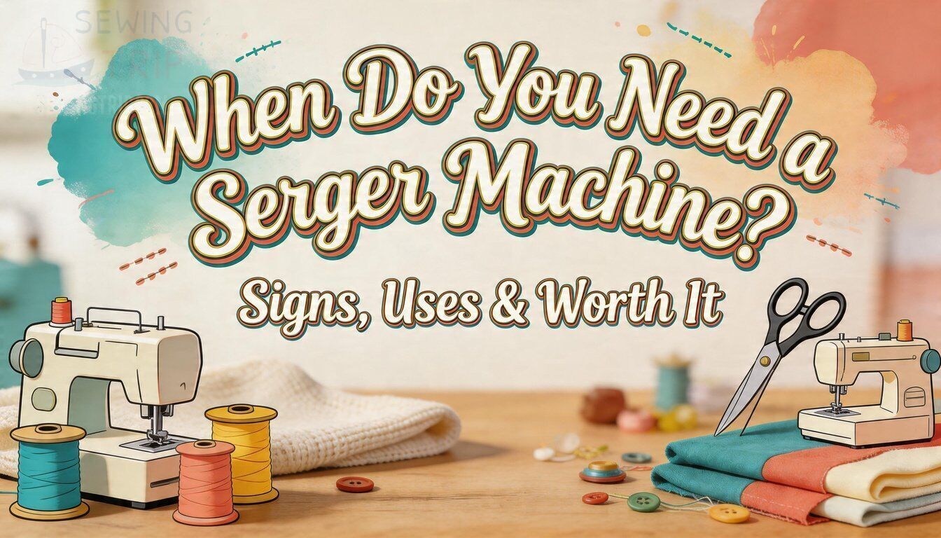when do you need a serger machine