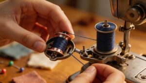 winding and installing the bobbin winding and installing the bobbin