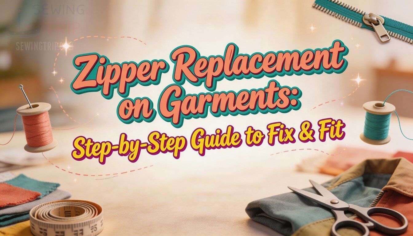 zipper replacement on garments