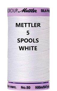 Top 7 Sewing Thread Sets for School Projects: Safe & Creative 7 5 Pack Mettler Silk Finish Solid B0899H51LY