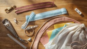 adding zippers, velcro, or drawstrings adding zippers, velcro, or drawstrings
