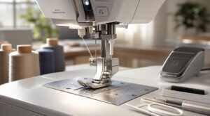 automatic needle threader and thread trimming automatic needle threader and thread trimming