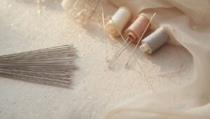 choosing needles, pins, and thread choosing needles, pins, and thread