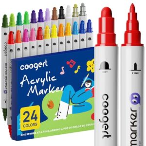 Can Fabric Paint Be Used on Plastic? Tips, Top Picks & More 10 Coogert 24 Paint Pens for B0F5WMP62Z