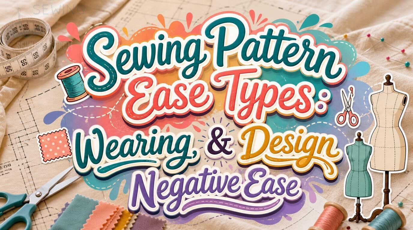 difference between sewing pattern ease types