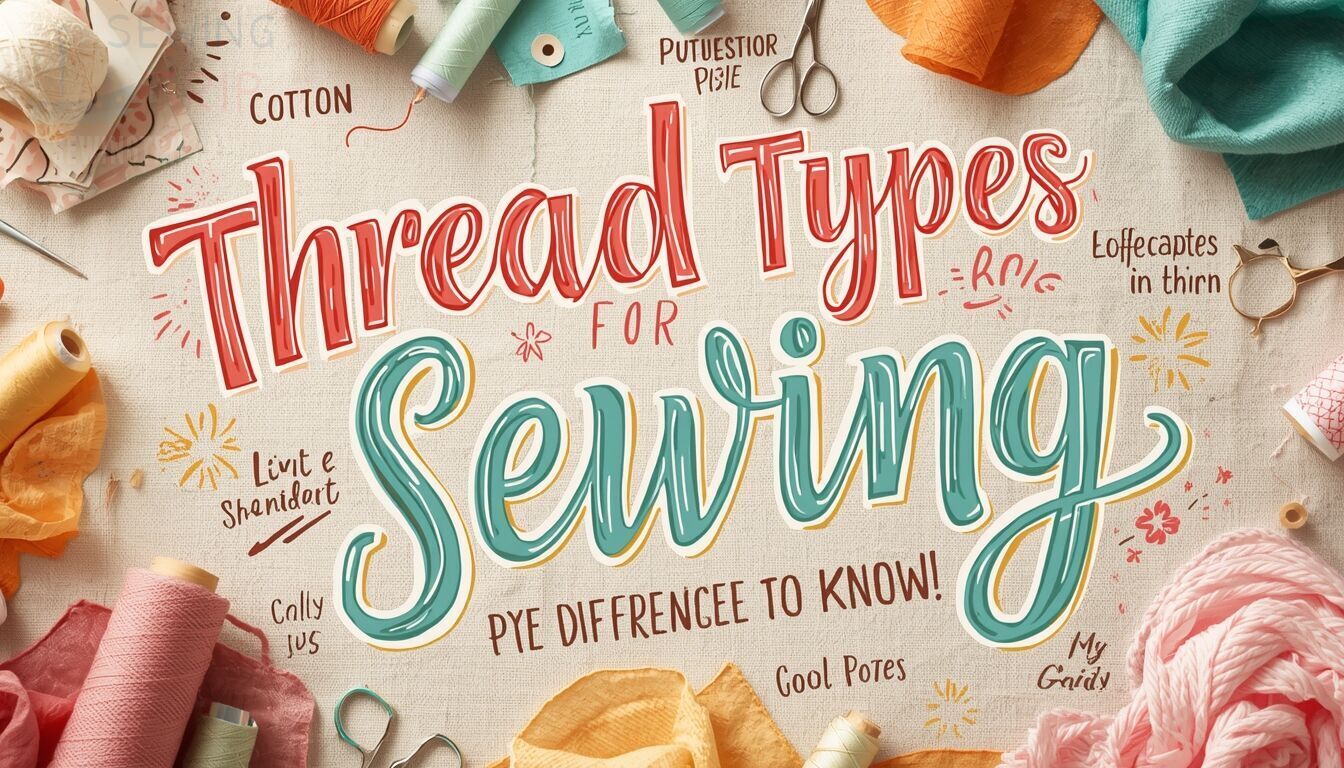difference between thread types for sewing