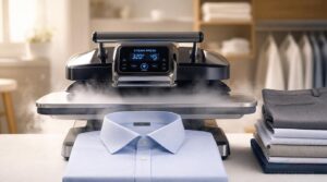 faster pressing for shirts, pants, and linens faster pressing for shirts, pants, and linens