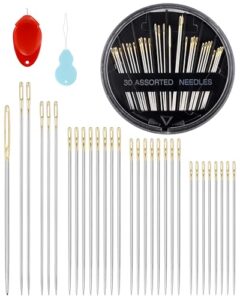 Needle Size for Embroidery Thread: Match, Fix & Choose Right 3 FIVEIZERO 30 Count Steel Needles for B0CR16V8LH