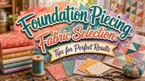 Foundation Piecing Fabric Selection: Tips for Perfect Results 8 foundation piecing fabric selection