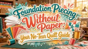 Foundation Piecing Without Paper: Your No-Tear Quilt Guide 5 foundation piecing without paper