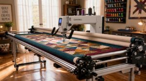 frame quilting setup frame quilting setup