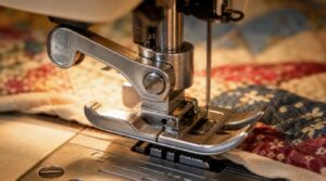 hook the walking foot lever over the needle-bar screw hook the walking foot lever over the needle-bar screw