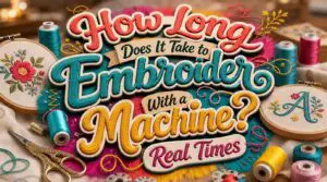 How Long Does It Take to Embroider With a Machine? Real Times 6 how long does it take to embroider with a machine