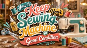 how to keep sewing machine in good condition how to keep sewing machine in good condition