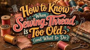 how to know when sewing thread is too old how to know when sewing thread is too old