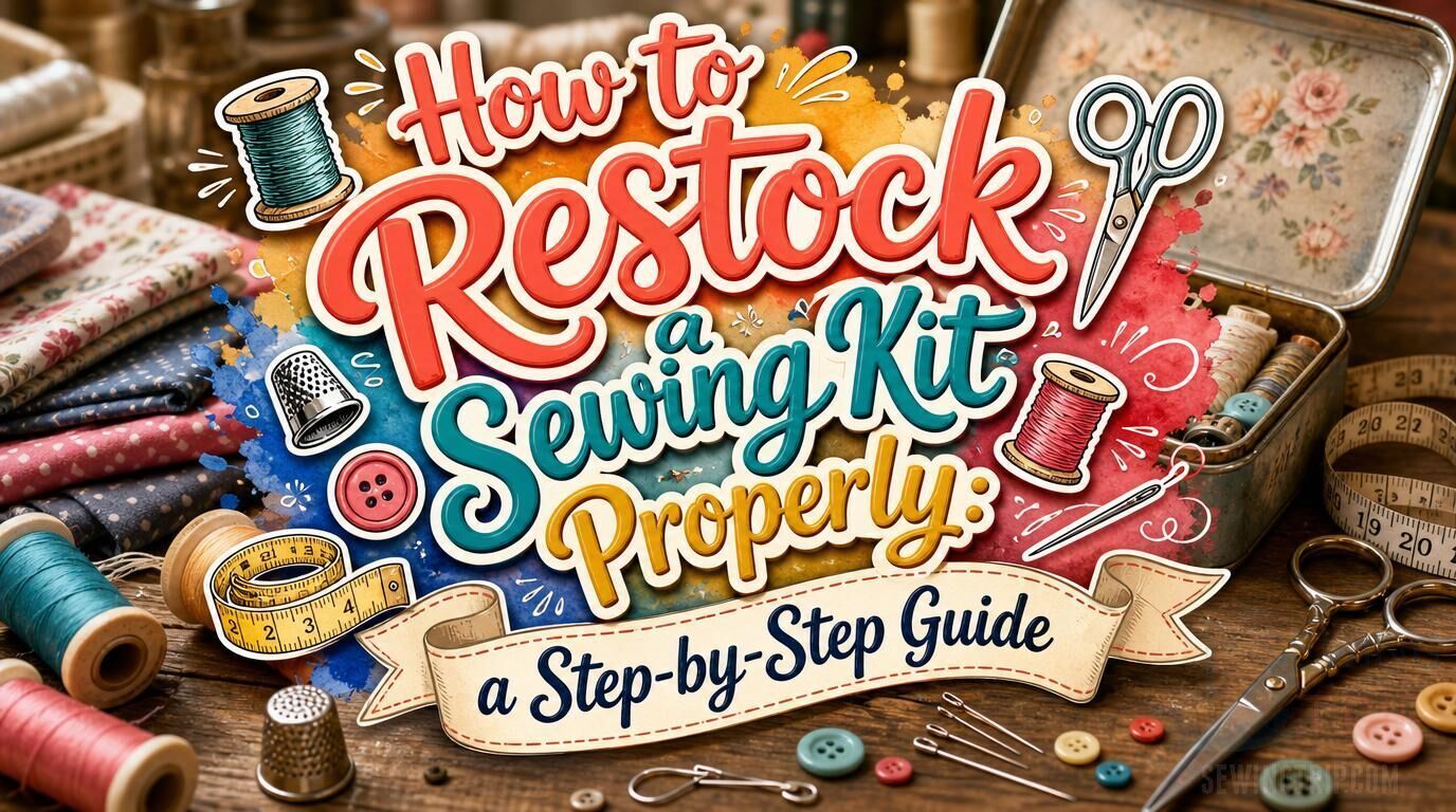 how to restock a sewing kit properly