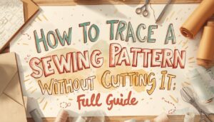 how to trace a sewing pattern without cutting how to trace a sewing pattern without cutting