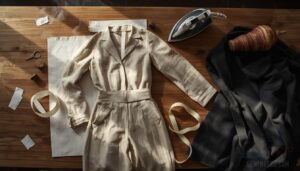 jumpsuits with tailored bodices and set-in sleeves jumpsuits with tailored bodices and set-in sleeves