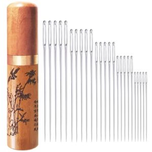 Needle Size for Embroidery Thread: Match, Fix & Choose Right 5 Large Eye Sewing Needles, Embroidery B09TB4DM9X