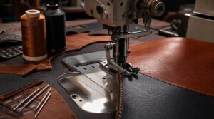 leather and vinyl leather and vinyl