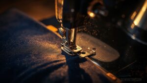 lower the presser foot lower the presser foot