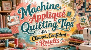 Machine Appliqué Quilting Tips for Cleaner, Confident Results 26 machine appliqué quilting tips