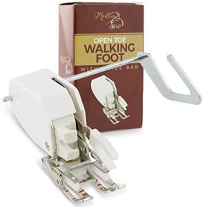 How to Use a Quilting Presser Foot: Choose, Attach & Quilt 8 Madam Sew Open Toe Walking B08GYD6Z4V