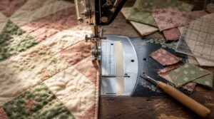 maintain quarter-inch seams maintain quarter-inch seams