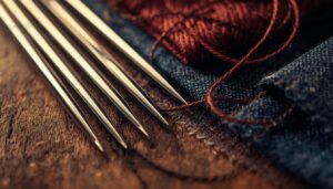 match heavy thread with larger needles match heavy thread with larger needles
