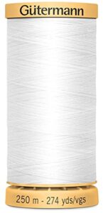 Foundation Piecing for Beginners: a Step-by-Step Guide 2 Natural Cotton Thread 273 Yards White B004BPFX9S